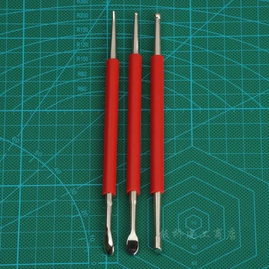 Leathercraft Modelling Spoon & Carving Blade Tool for Leather & PMC